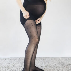 Collants de grossesse noirs à pois - La Mômerie, boutique éco-responsable  pour bébés et enfants